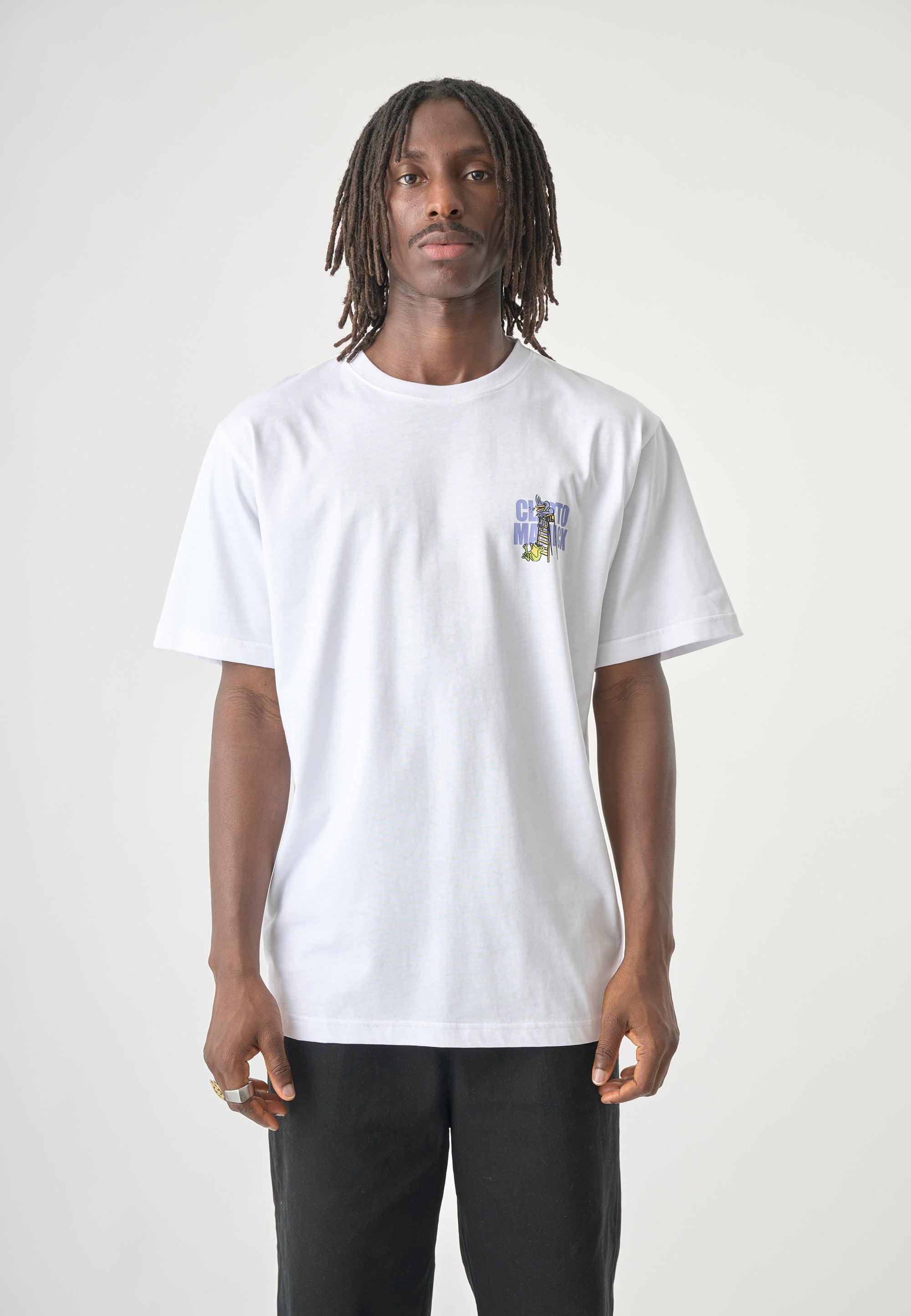 Cleptomanicx White Freibad Classic T-Shirt Herren weiss